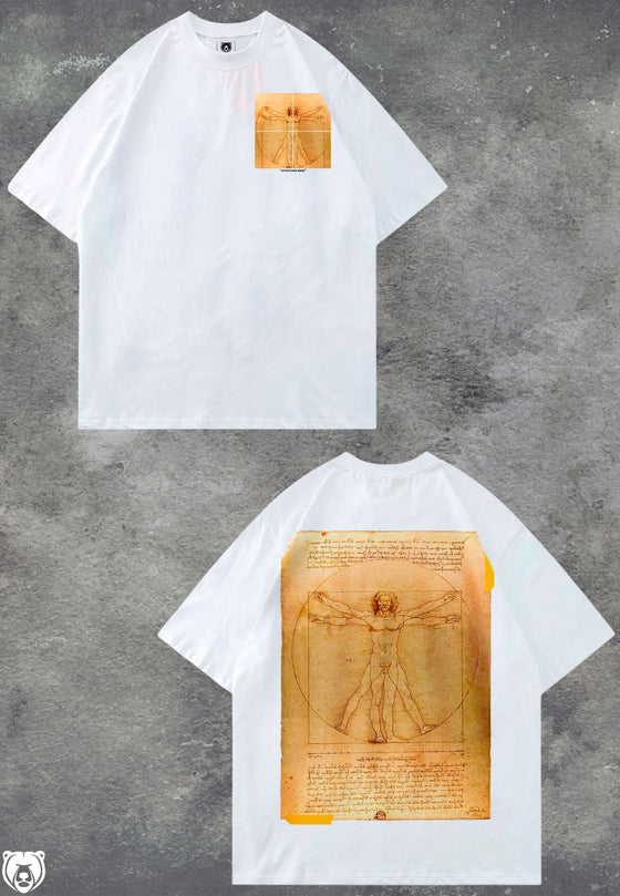 Vitruvian Man White