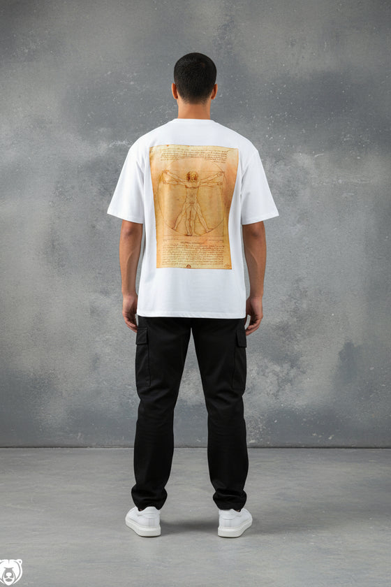 Vitruvian Man White